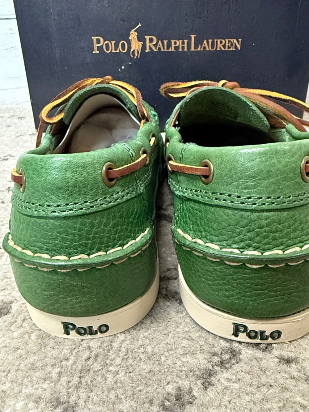 NWT Men’s Polo Ralph Lauren Barnard Boat Shoes